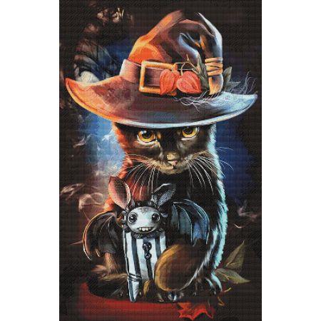 Halloween Kitty (with Bat)